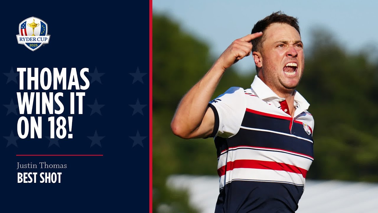 Justin Thomas Wins in Dramatic Style | 2025 Ryder Cup Justin Thomas Wins in Dramatic Style | 2025 Ryder Cup