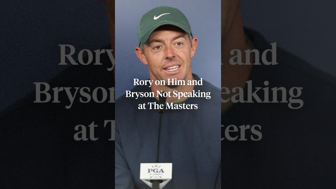 Rory explained why he did not speak with Bryson during the final round of the Masters. Rory explained why he did not speak with Bryson during the final round of the Masters.