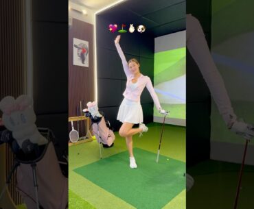 Unbox my new Vessel Golf bag 💖⛳️🎗️ #vesselgolfbag #golfbag #golfgirl