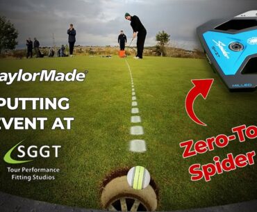 "ZERO-TORQUE" PUTTERS - Taylormade Spider 5KZT features at SGGT Putter Fitting Event.