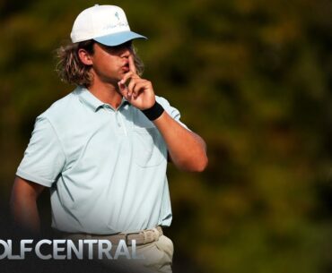 Garrick Higgo 'didn't mean anything' by shushing Sanderson Farms crowd | Golf Central | Golf Channel