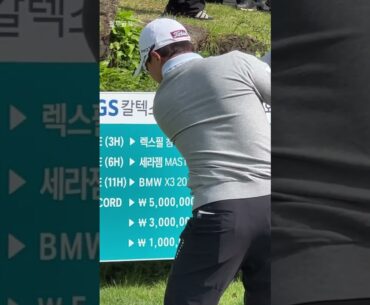 이상희 프로 | 드라이버 소리가 다르다! 남자 프로의 파워샷 #koreagolf #golfswing #golftips #golf