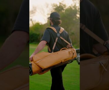 Discover the Craftsmanship of the Sunday III Leather Stand Bag #VesselGolf #golf #shorts