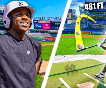Top Baseball Prospect Jordin Griffin Hits INSANE Home Runs At Yankee Stadium!