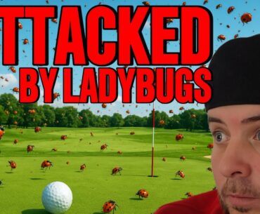 Chesterton Valley Golf gone wild — SWARMED by ladybugs mid-round! 🐞🤣 #golf #golfswing #golftips #fyp