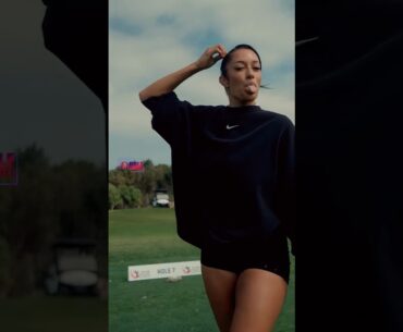 Amazing Golf Swing you need to see | Golf Girl awesome swing | Golf shorts | Nikki Blades