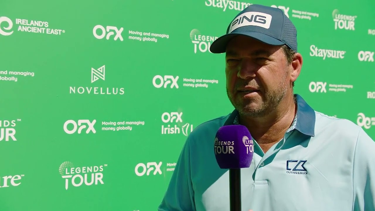 Keith Horne Interview | Still Leading After Round 2 – OFX Irish Legends ⛳️ Keith Horne Interview | Still Leading After Round 2 – OFX Irish Legends ⛳️