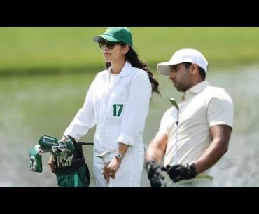 Aaron Rai Caddies for Wife Gaurika Bishnoi at Hero Women’s Indian Open