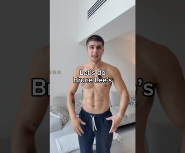 Bruce Lee’s famous bodyweight workout #viralvideo #usa #motivation