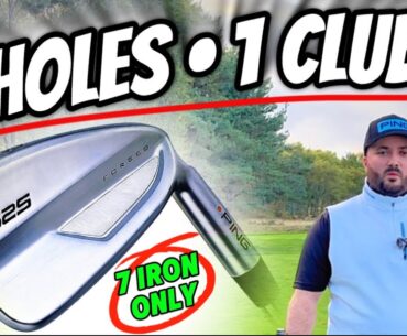 Using my 7-iron ONLY!! | Carnoustie Golf Challenge Using my 7-iron ONLY!! | Carnoustie Golf Challenge