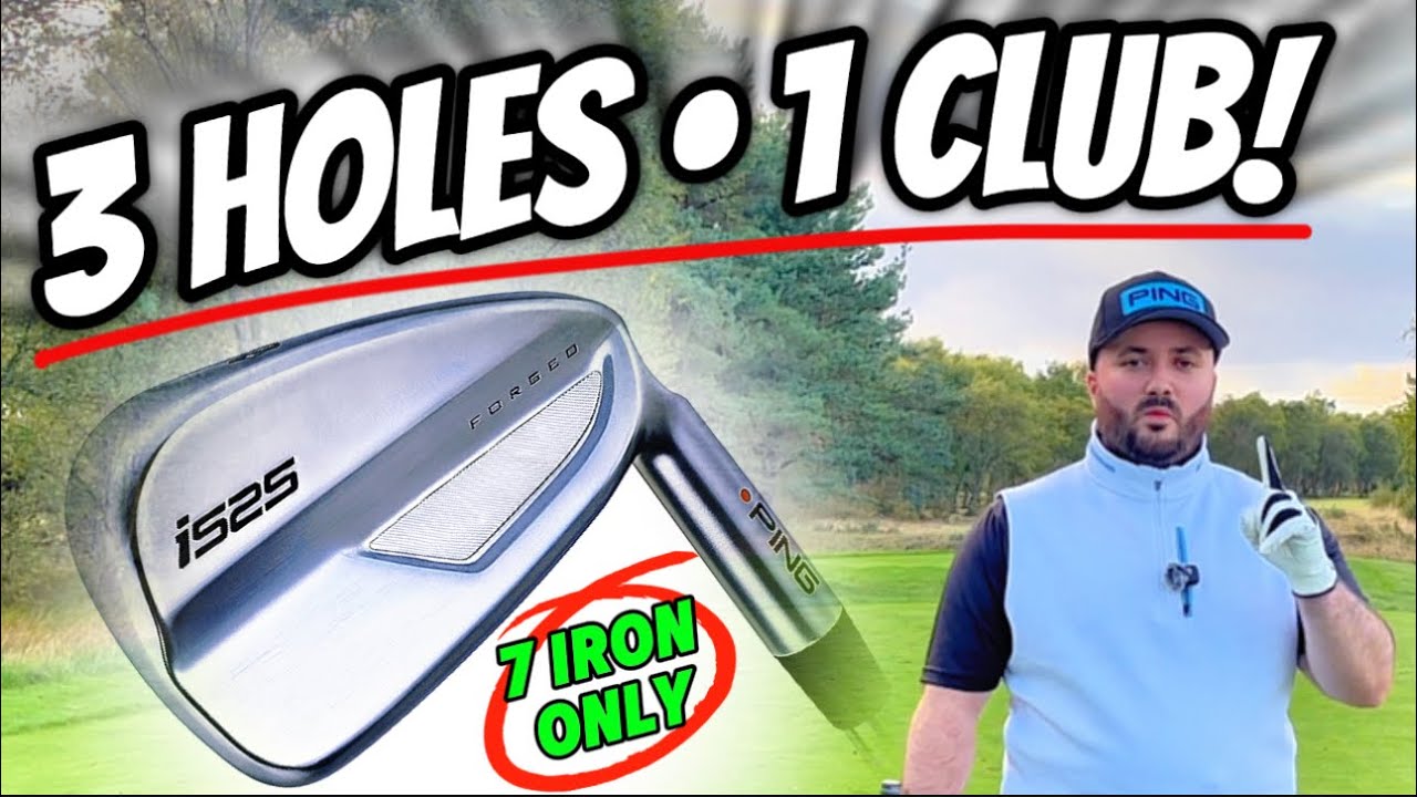Using my 7-iron ONLY!! | Carnoustie Golf Challenge Using my 7-iron ONLY!! | Carnoustie Golf Challenge
