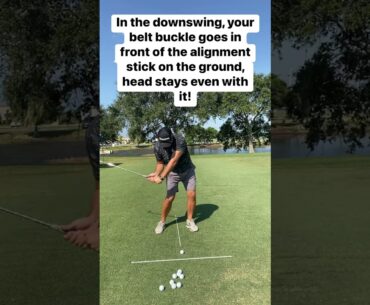 Use Your Hips Correctly in the Downswing for More Power #shorts