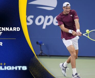 Jan-Lennard Struff vs. Holger Rune Highlights | 2025 US Open Round 2