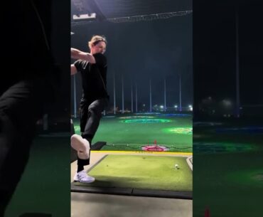 HITTING OVER THE TOP GOLF NET!!! GONE WRONG!!!