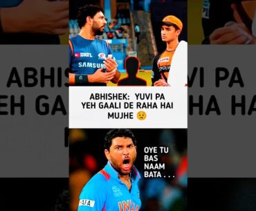 The Yuvraj Singh Effect: Ending Sledging with a Look🔥 Abhishek Sharma #shorts #trending #viral
