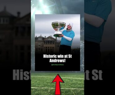 Scot Ends Two-Decade Drought at Alfred Dunhill! #Shorts