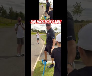 I’VE GOT PHIL MICKELSON’S GOLF BALL! 🏌️‍♂️⛳️ #golf #golfball