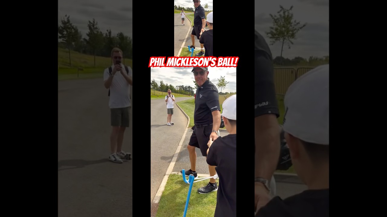 I’VE GOT PHIL MICKELSON’S GOLF BALL! 🏌️♂️⛳️ #golf #golfball I’VE GOT PHIL MICKELSON’S GOLF BALL! 🏌️♂️⛳️ #golf #golfball