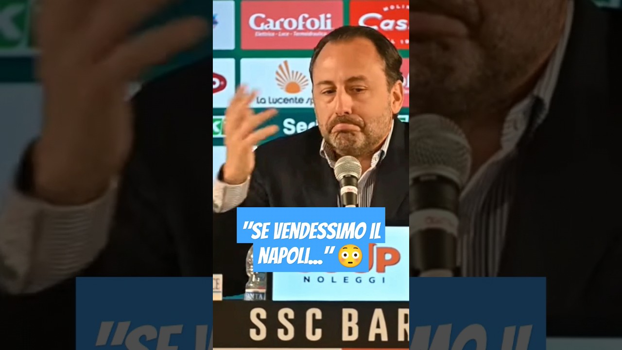 “SE VENDESSIMO IL NAPOLI…” 😯 Sentite Luigi De Laurentiis "SE VENDESSIMO IL NAPOLI..." 😯 Sentite Luigi De Laurentiis