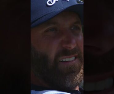 When Dustin Johnson swings, the balls listens. 🎯