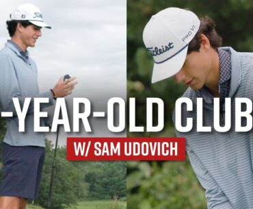 Division 1 College Golfer Plays w/ 20-YEAR-OLD GOLF CLUBS