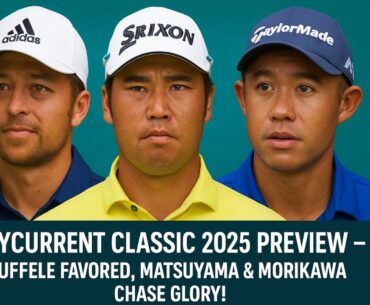 Xander Schauffele’s Redemption Run Begins! Baycurrent Classic 2025 in Japan