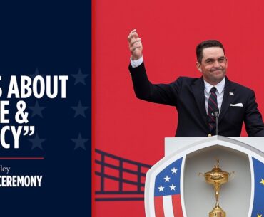 Keegan Bradley's Full Speech | Opening Ceremony | 2025 Ryder Cup