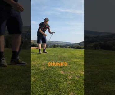 BadatGolf at its best, High Handicap  Chris chunking his tee shot 30 yards on Par 3 at Marsden GC BadatGolf at its best, High Handicap  Chris chunking his tee shot 30 yards on Par 3 at Marsden GC