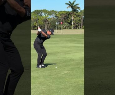Imagine being able to curve a wedge shot this much...