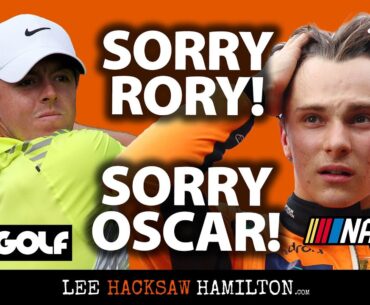 Ryder Cup Apology to Rory McIlroy, Lando Norris Apology to Oscar Piastri?, NASCAR Tyler Reddick