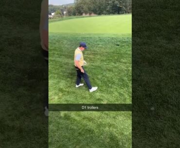 USA fans heckling Matt Fitzpatrick at Ryder Cup