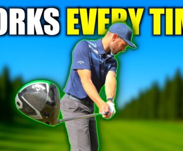How To Hit Driver From The Inside Every Time (Simple Golf Swing Tip)