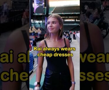 Kai always wears cheap dresses #shorts #youtubeshorts #celebrity #trump