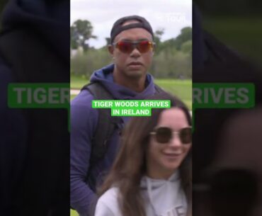Tiger Woods ARRIVES at Adare Manor!  🇮🇪