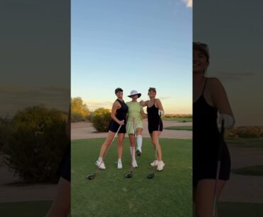 Could you out drive us? #golfgirls #golfswing