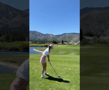 Hidden gem near Lake Tahoe ⛳️Toiyabe #golf #golfgirls #ncga #golftrip
