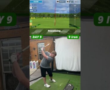 Day 8 Golfing Every Day Short Irons #golf #golfgame #golfsimulator    #noobsplaygolf
