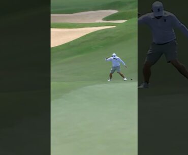 Cowboy Louis 🤠 What a shot! #golf #livgolf #golfswing #sports