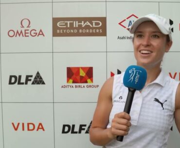 Chiara Tamburlini moves into contention with a 68 (-4) | Hero Women's Indian Open