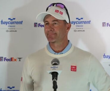 Adam Scott on Wind, Strategy & Tough Conditions: “A Good Test Out There”