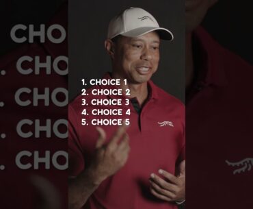Tiger Woods Does a Blind Rank...in the Most Tiger Woods Way Possible