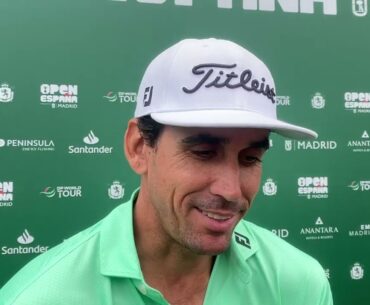 Rafa Cabrera Bello analiza su segunda vuelta en el Open de España presented by Madrid 2025