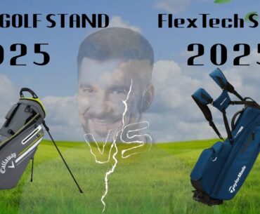 CALLAWAY CHEV GOLF STAND BAG vs TaylorMade FlexTech Stand Bag Review and Comparison