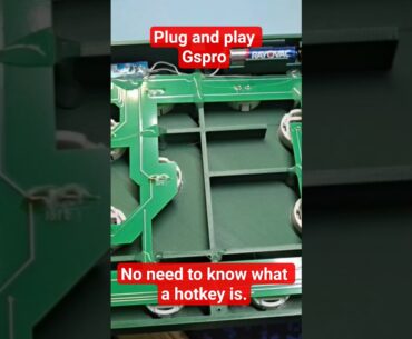 simple solutions. #garagegolf #golf #golfequipment #gspro #uneekor #bushnell #indoorgolf #fsx