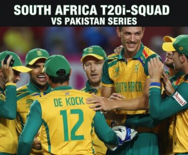 South Africa vs Pakistan T20 Series 2025 | South Africa T20i Squad | Sa Squad Against Pak 2025