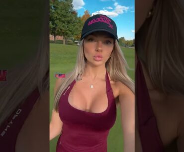 Amazing Golf Swing you need to see | Golf Girl awesome swing | Golf shorts | Morgan Rae