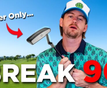 Can I Break 90 With ONLY My Putter?? (18 Holes) Can I Break 90 With ONLY My Putter?? (18 Holes)