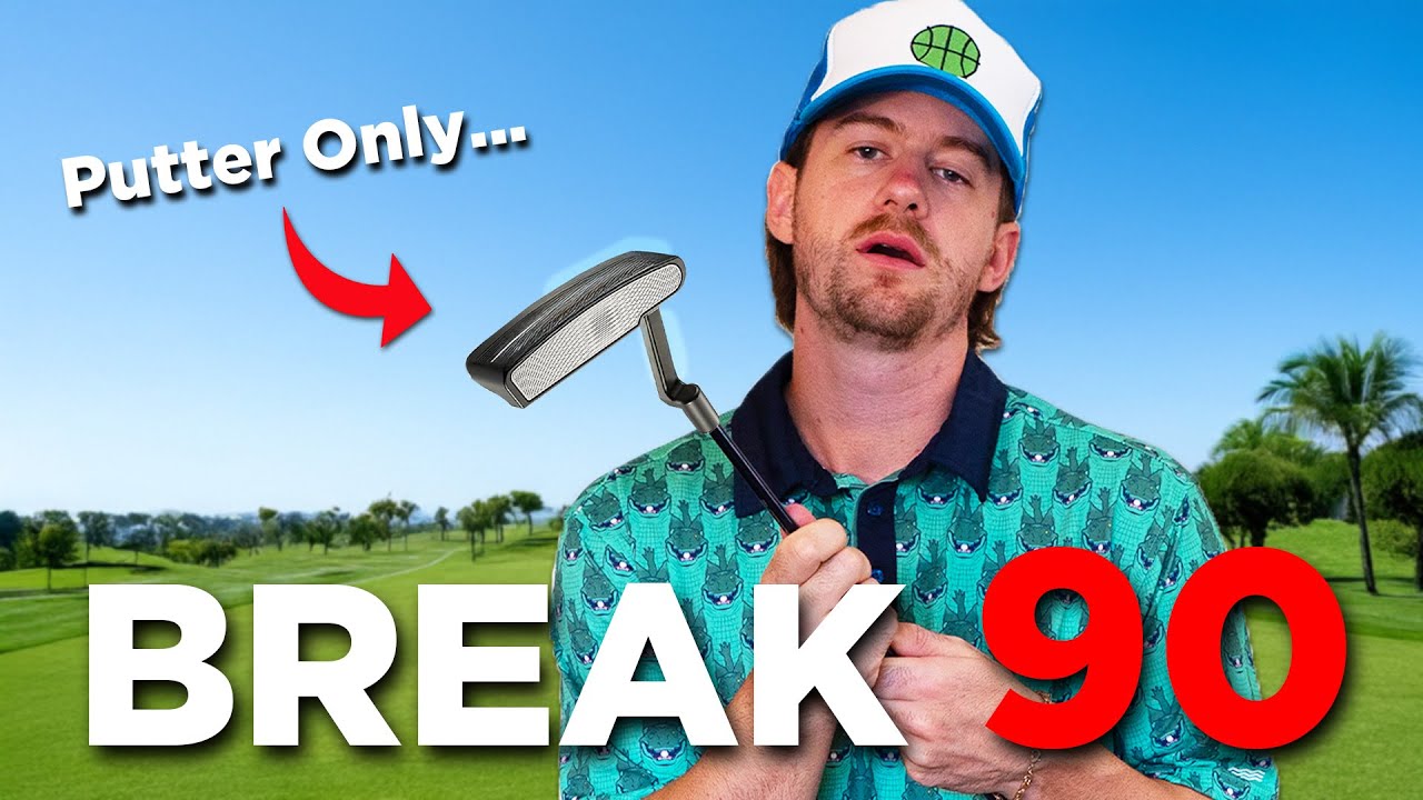 Can I Break 90 With ONLY My Putter?? (18 Holes) Can I Break 90 With ONLY My Putter?? (18 Holes)