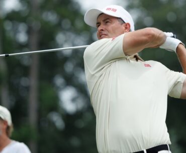 Watch: Adam Scott in motion ahead of the 2025 Baycurrent Classic