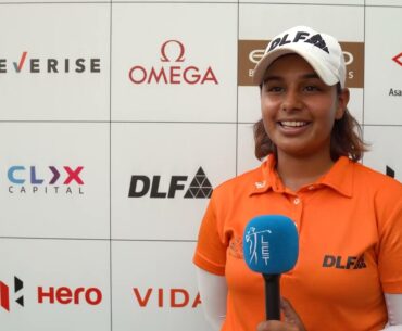 Hitaashee Bakshi leads by three with 18 holes left | Hero Women's Indian Open